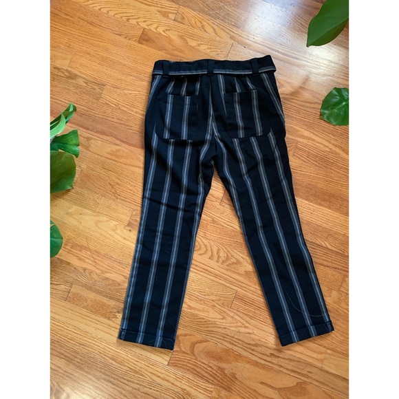LOFT Striped Cropped Trouser Size 0 - Picture 3 of 5